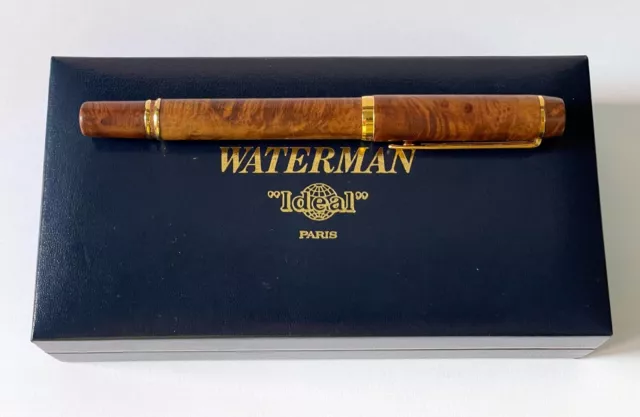 Waterman Le Man 100 Wood, Man/P. Rha. Bl 16214, 18Kt Nib  Size F, France