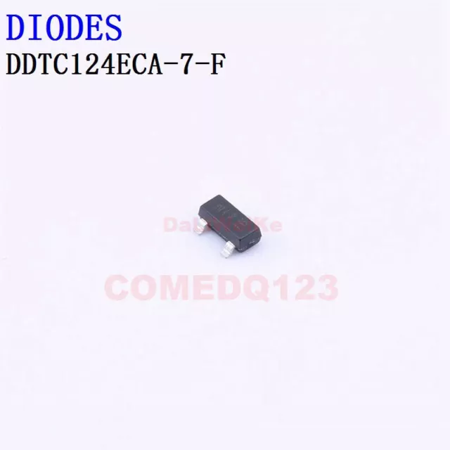 10PCSx DDTC124ECA-7-F SOT-23 DIODES Transistors #W10