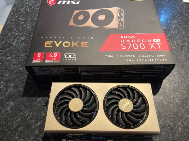 MSI RADEON RX 5700 XT Evoke OC 8GB GDDR6 Graphics Card 750.00 PicClick UK