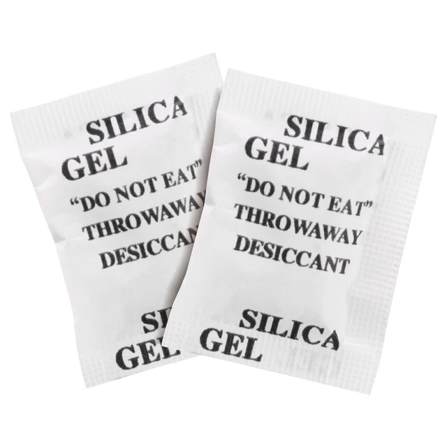 SILICA GEL 1G NonToxic Dehumidifier BagsMoisture Absorber Desiccant