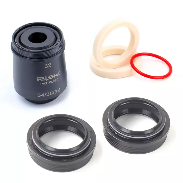 RISK MTB Bike Suspension Front Fork Dust Seal Kit Sponge Rings Installation Tool