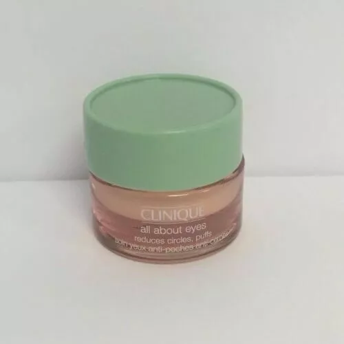 Clinique all about eyes eye cream 7ml/0.21 Oz NEW Fast SHIP LOT 1 2 3 Deluxe 1/2