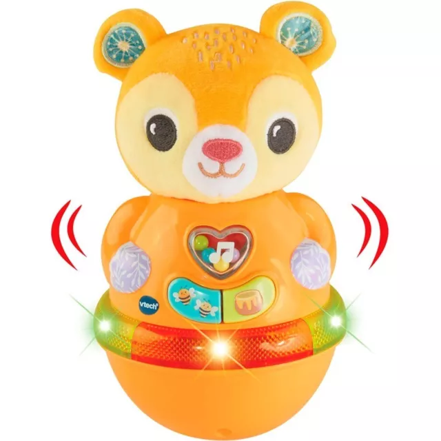 VTech Wackelbärchen, Kinder Spielfigur mit Licht und Sound