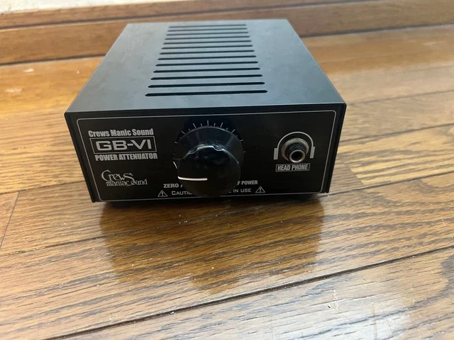 CREWS MANIAC SOUND GB‐VI Tube Amp Power Attenuator — Japón Usado