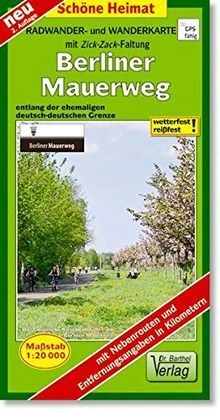 RADWANDER UND WANDERKARTE Berliner Mauerweg mit Zick... Livre état