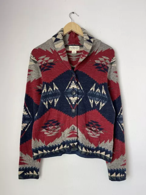 Vintage Ralph Lauren Denim & Supply Aztec Southwest Shawl Cardigan Sweater Large