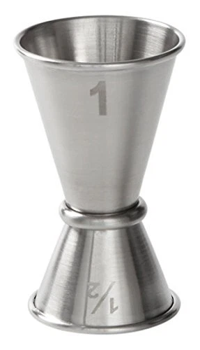 American Metalcraft JG1 Japanese-Style Jigger, Stainless Steel, 1/2 oz. x 1oz. C