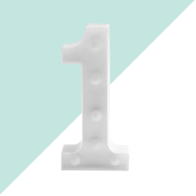 Lampada numero LED numero luci decorazione numeri tendone decorazione insegne decorazione