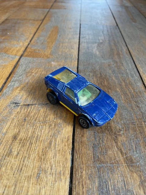 Miniature Voiture Majorette BMW Turbo Bleue - Vintage, Occasion