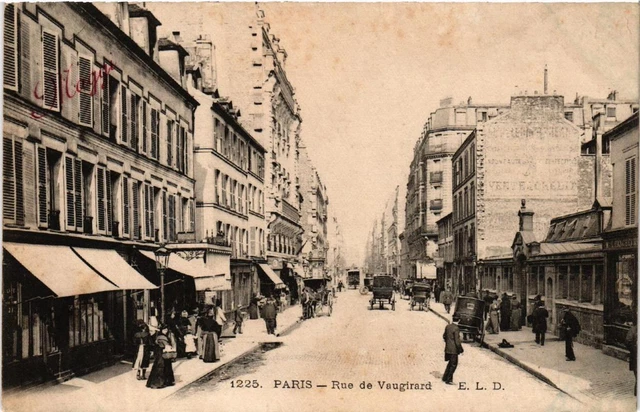 CPA PARIS (15th) Rue de Vaugirard. (536862)
