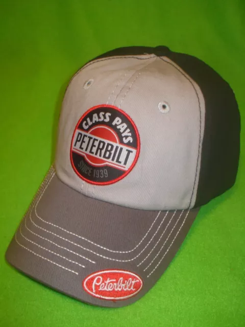 Peterbilt Hat          Class Pays / Patch / Truckers Cap / Free Shipping In Usa