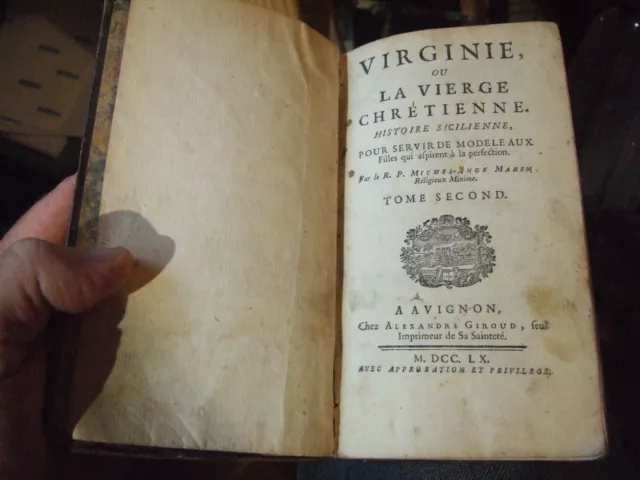 Lot Livres anciens, 1760, 1 Volume, Histoire Sicilienne