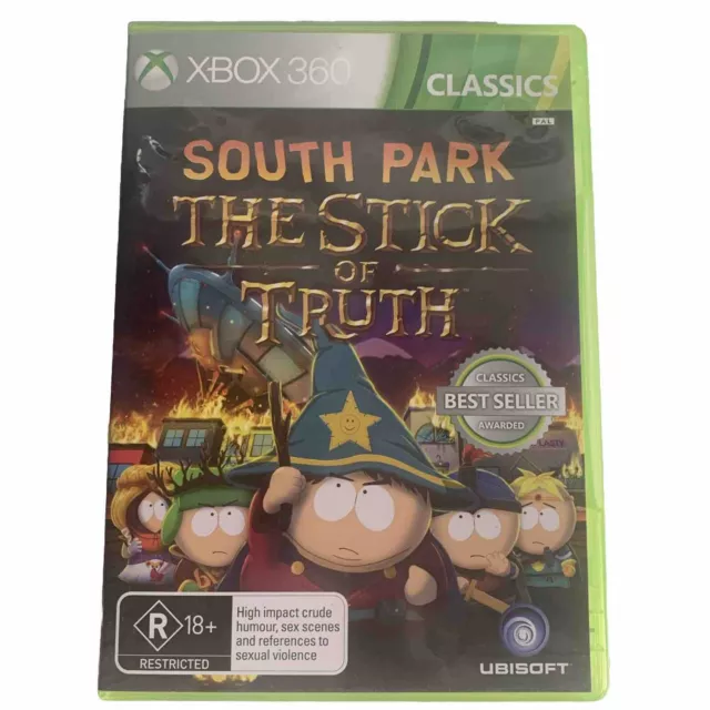 South Park The Stick Of Truth Xbox 360 PAL w' Manual Excellent Cond FREE Au Post