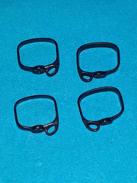 Playmobil Ritter Römer 4 x Gürtel Waffenhalter Schwerthalter schwarz Set top