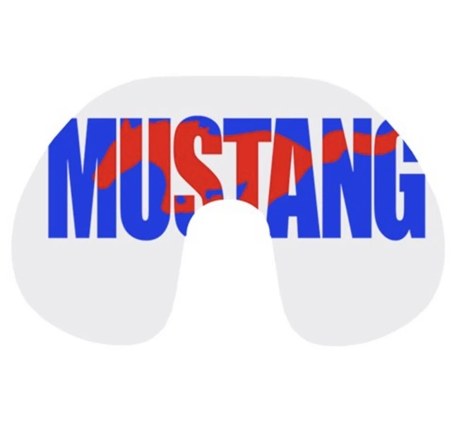 Ford Mustang Micro Beads U Shaped Travel Neck Pillow Head Neck