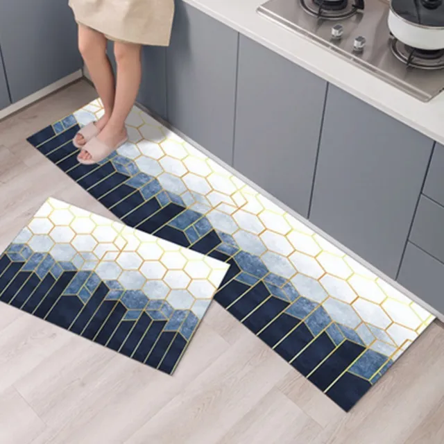 Tapis de porte de cuisine antidérapant anti-huile tapis de sol d'intérieur ave