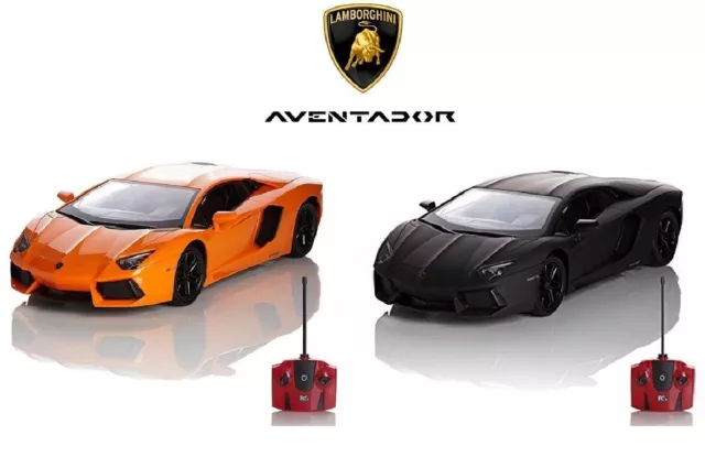 Official Lamborghini Aventador Remote Control Car Scale 1.24 RC 5 Function 27Mhz