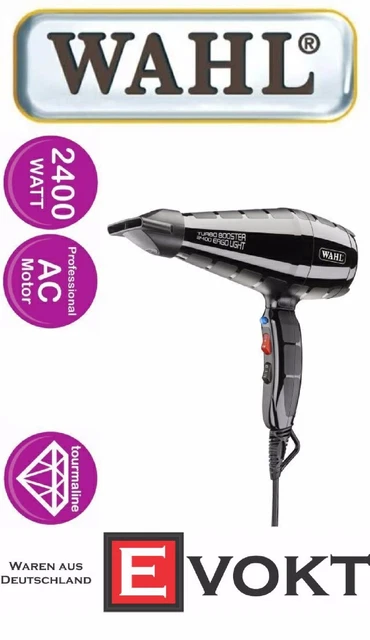 Wahl TurboBooster 3400 Hair Dryer Ergolight 2400W Ultra Powerful Genuine New
