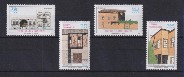 Türkei 1996 Traditionelle türkische Häuser Mi.-Nr. 3081-3084 postfrisch**