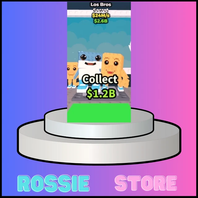 Steal A Brainrot - Jeu Roblox - Los Bros - Collection Brainrot - Neuf