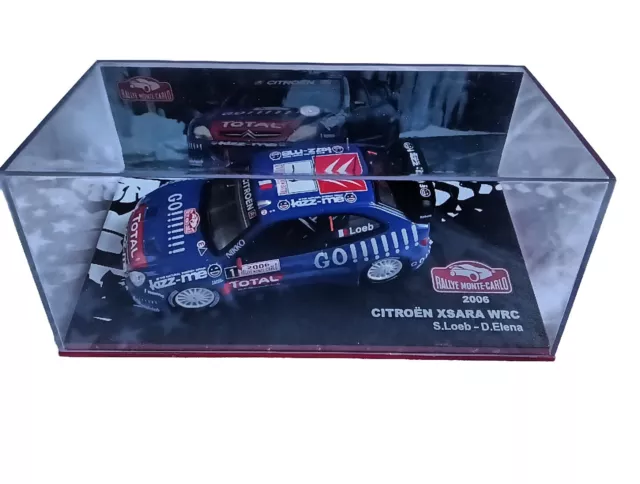 Sébastien Loeb Daniel Elena Citroën Xsara  WRC    miniature  1/43  Rallye