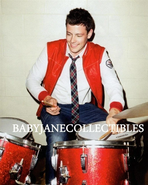 CORY MONTEITH GLEE HEART THROB DRUMMING DRUMS photo (120)