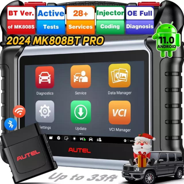 Autel MaxiCOM MK808BT Pro Full Systems Diagnostic Tool OBD2 Scanner Key Coding