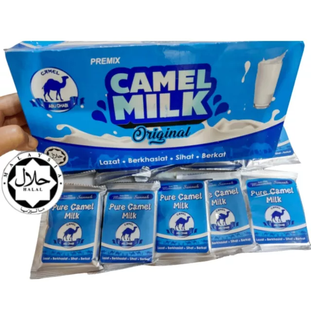 ORIGINAL CAMEL MILK Powder Halal Pure 1 Boxes (20 sachets x 25g) $39.99 ...
