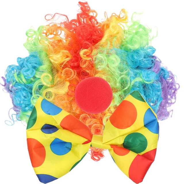 Accessoires De Costume De Clown Tenue De Clown Décorations De Cheveux En Tissu