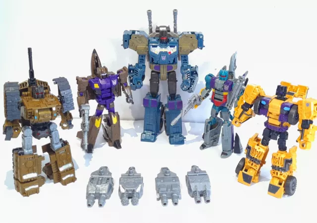 Transformers Combiner Wars Combaticons Bruticus KO COMPLETE (Cool Become Brave)