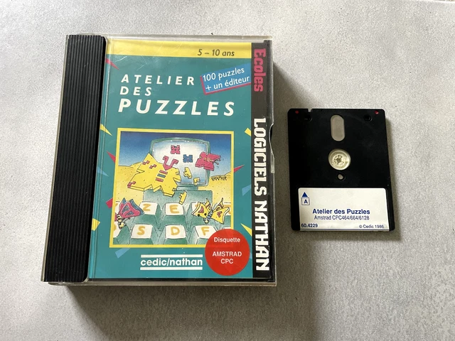 Jeu Amstrad CPC 6128 – Orthographe : Ecrire Sans Fautes – Cedic Nathan