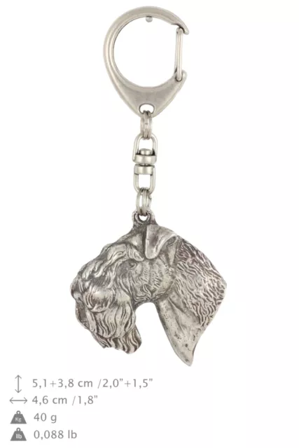 Blue Irish Terrier Key Chain Art-Dog, Edition