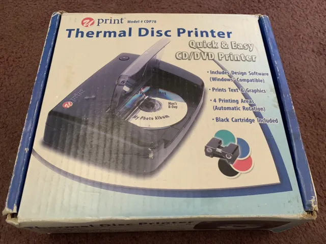 U-Print Model #CDP78 Thermal CD/DVD Disc Printer