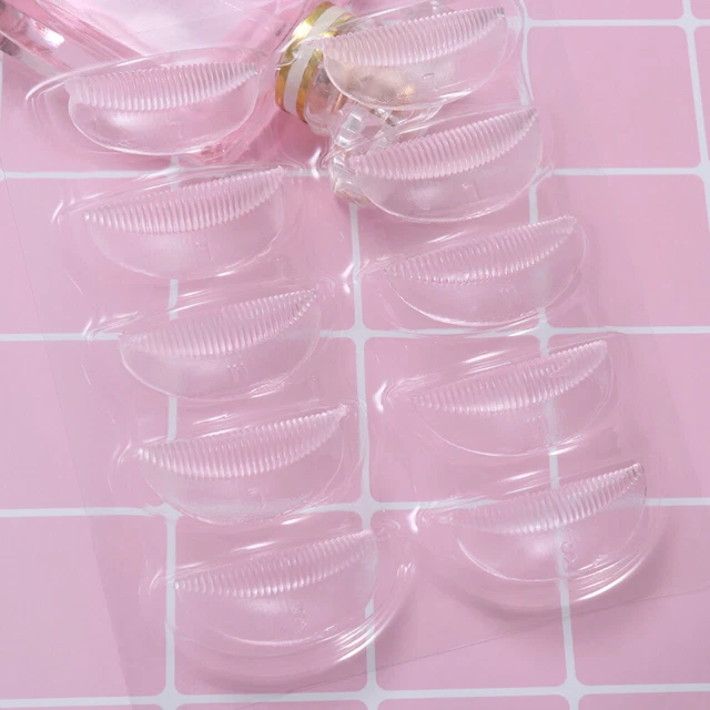 10 pares de almohadillas de protección de rizador permanente para pestañas parches de pestañas postizas maquillaje de silicona