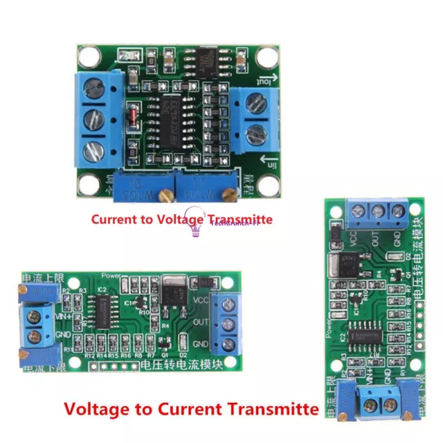 CURRENT VOLTAGE TRANSMITTER 420mA/ 05V Isolation Signal Converter