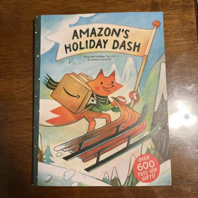 AMAZON’S HOLIDAY DASH 2023 Toy Christmas Gift Catalog Book w/Stickers