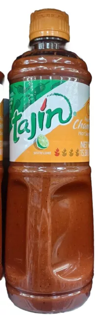 Tajin Fruity Chamoy Hot Sauce with Lime 15.38 Ounce Bottle