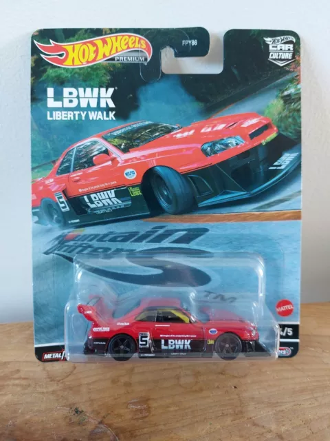 Hot Wheels Mountain Drifters R34 GTR GT-R LB LBWK Skyline Premium Car Culture