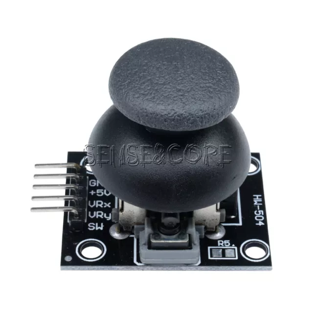 5PCS 5Pin Black JoyStick Breakout Shield PS2 Joystick Game Controller Module