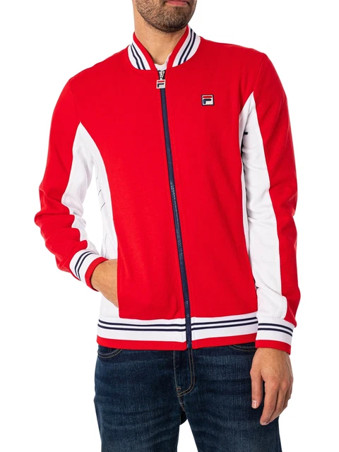 SURVETEMENT HOMME FILA Peau de peche bleu blanc rouge taille S EUR 70 00 PicClick FR