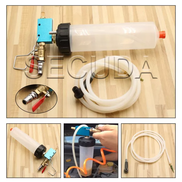 CAR TRUCK BRAKE SYSTEM FLUID BLEEDER Kit HYDRAULIC CLUTCH OIL ONE MAN TOOL SET