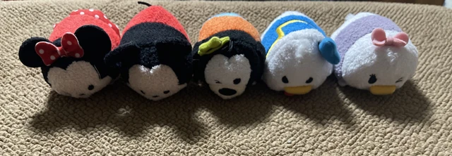 Disney Tsum Tsum Lot Of 5 Mickey Mouse Minnie Goofy Donald Daisy