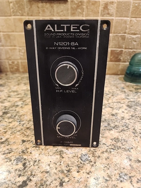 ALTEC N1201-8A SPEAKER Network 2 units USED JP Used $438.89 ALTEC N1201-8A SPEAKER Network 2 units USED JP Used $438.89