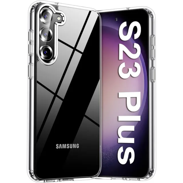 Housse Coque pour Samsung S23 S23 Ultra S23 Plus Étui de Protection Transparente
