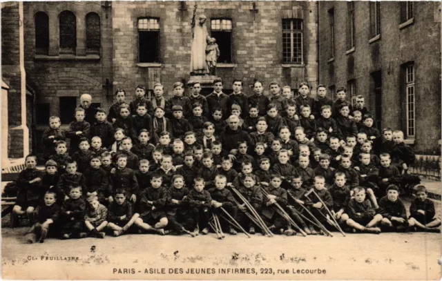 CPA PARIS 15e 223, Rue Lecourbe ASile des Jeunes Infirmes (1249240)