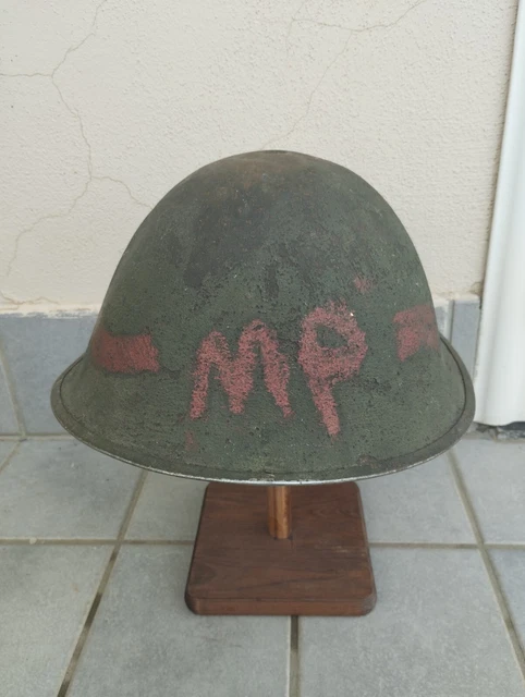 Elmetto Britannico MKIV Epoca Troubles "MP" Military Police