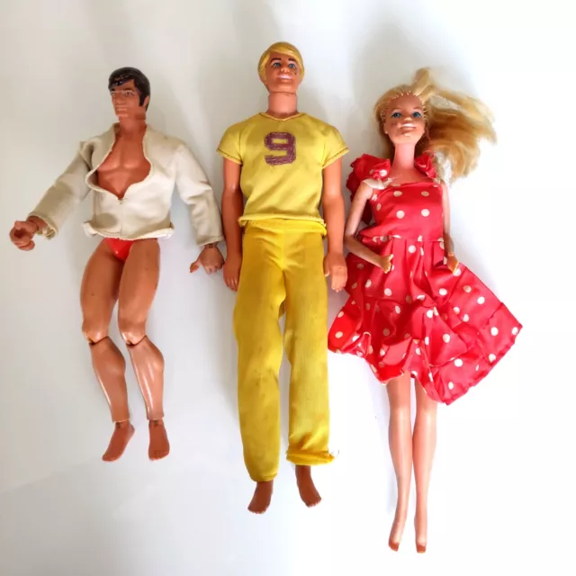 Lotto Vintage big jim barbie ken Mattel anni '60