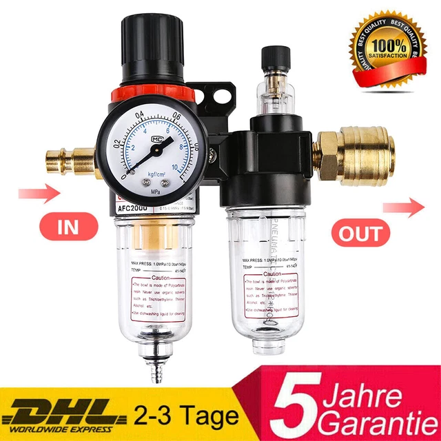 Druckluft Wartungseinheit Druckinderer Öler für Kopressor 1700l/in Druckluft Wartungseinheit Druckinderer Öler für Kopressor 1700l/in