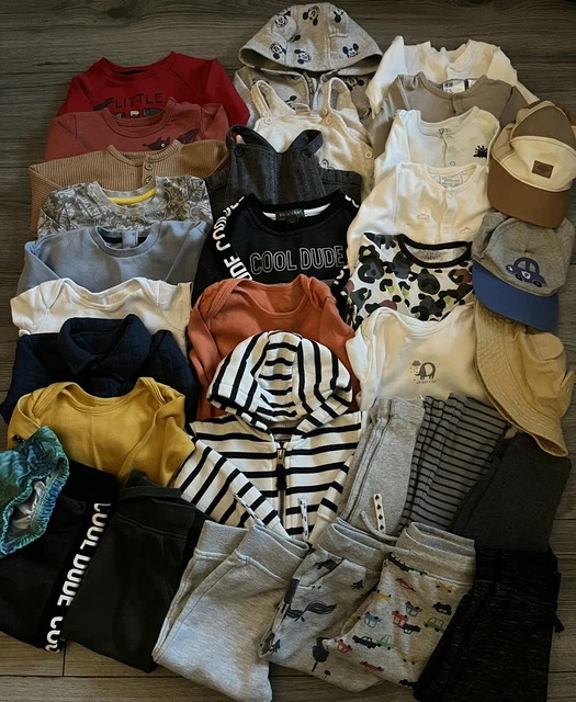 vestiti bambini pacchetto 9-12 mesi.                 (e252)