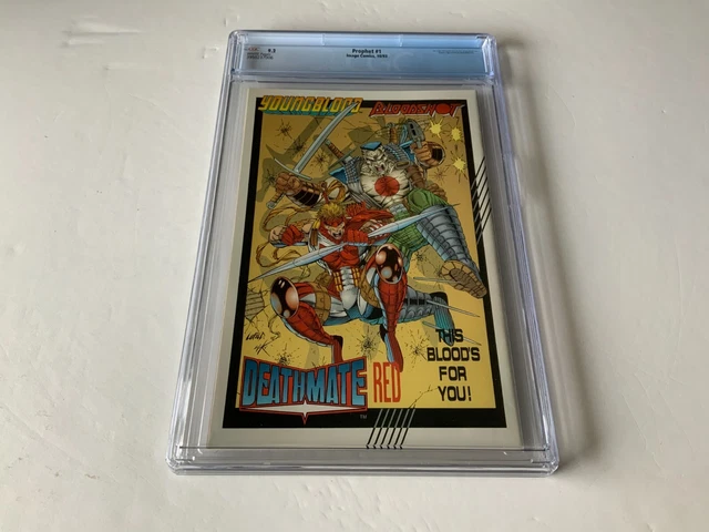 Prophet 1 Cgc 9.2 White Pages Coupon Included Rob Liefeld Image Comics 1993 Aa 10